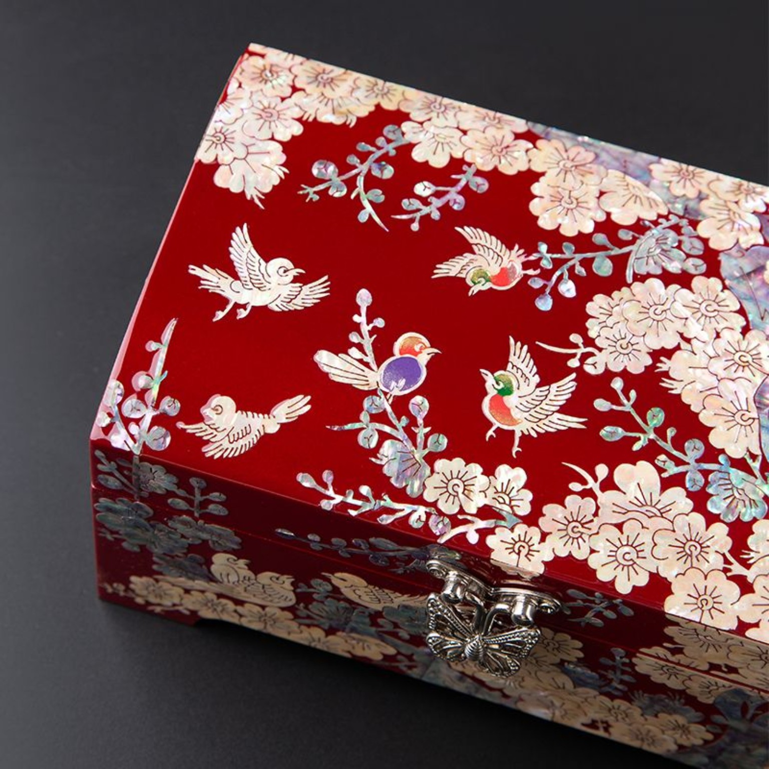 Peony Nacre Keepsake Box