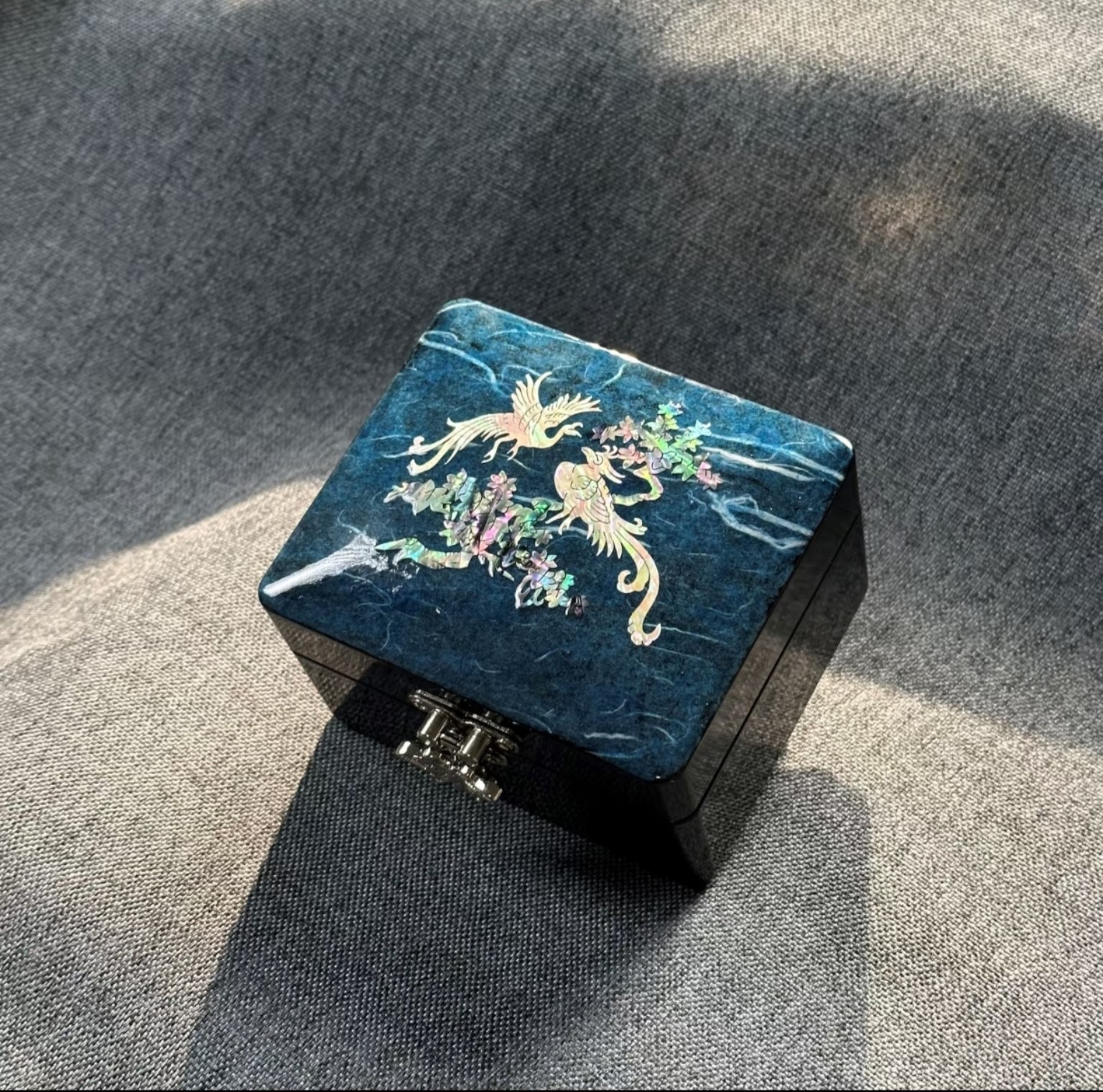 Mini Nacre Jewelry & Keepsake Box
