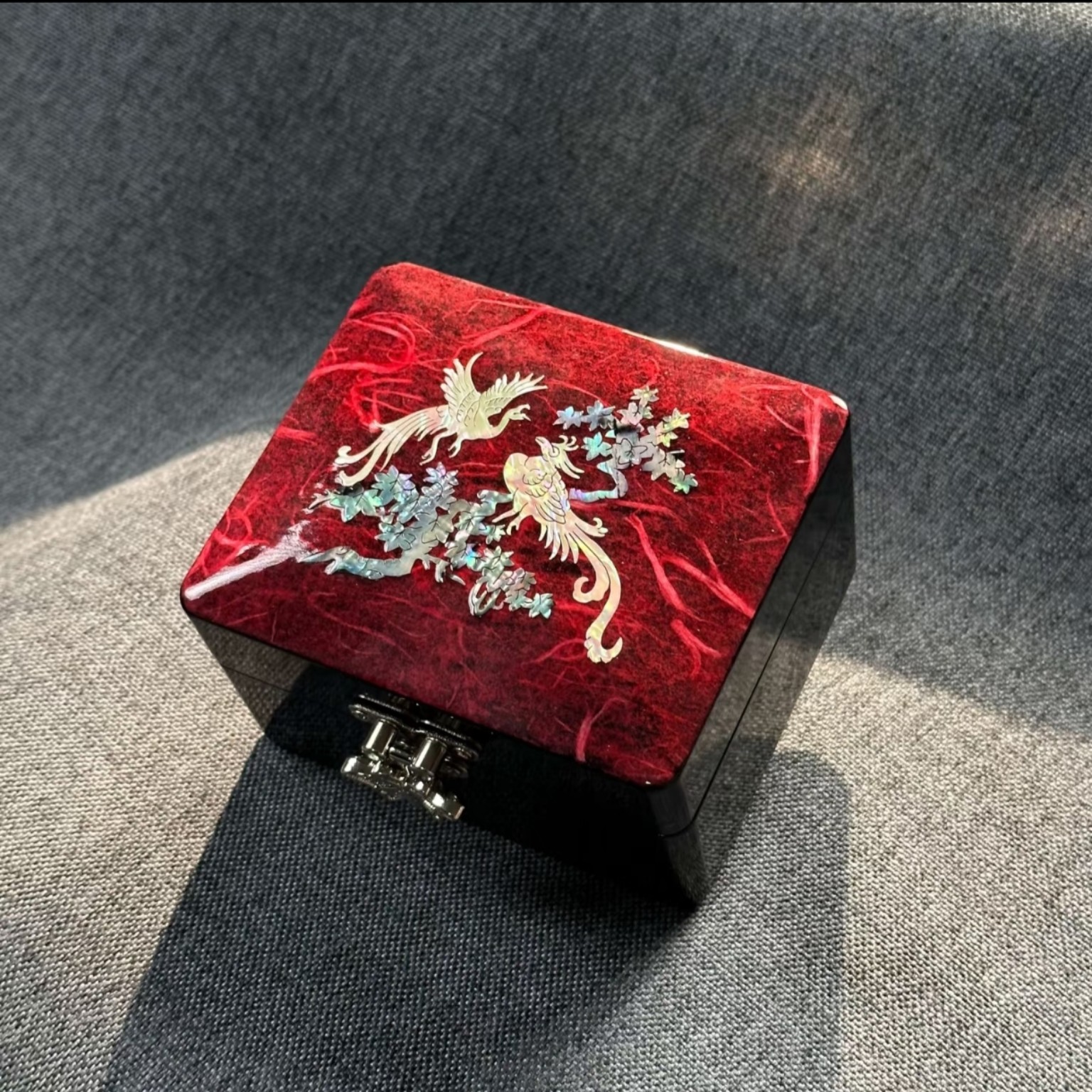 Mini Nacre Jewelry & Keepsake Box