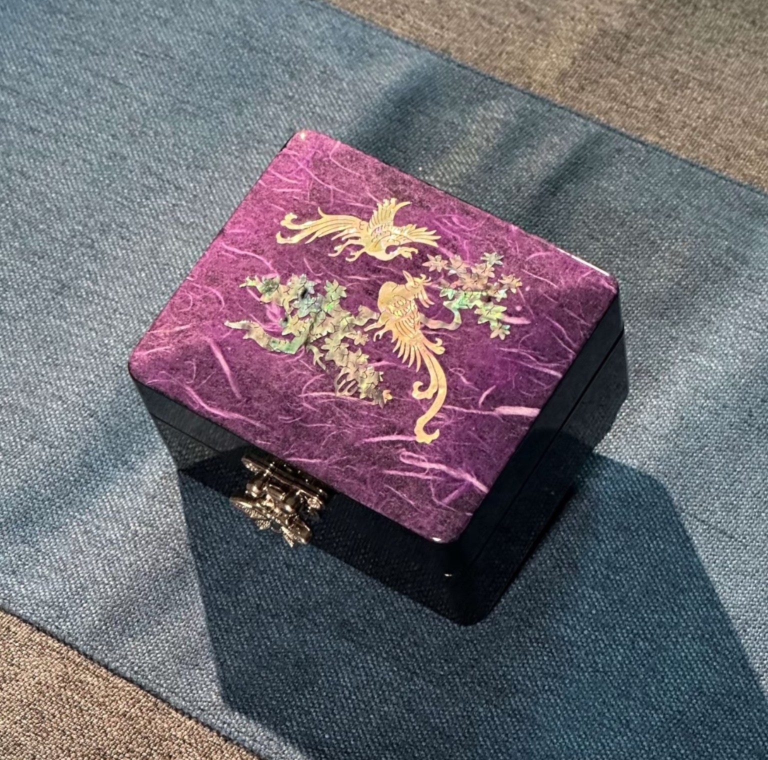 Mini Nacre Jewelry & Keepsake Box