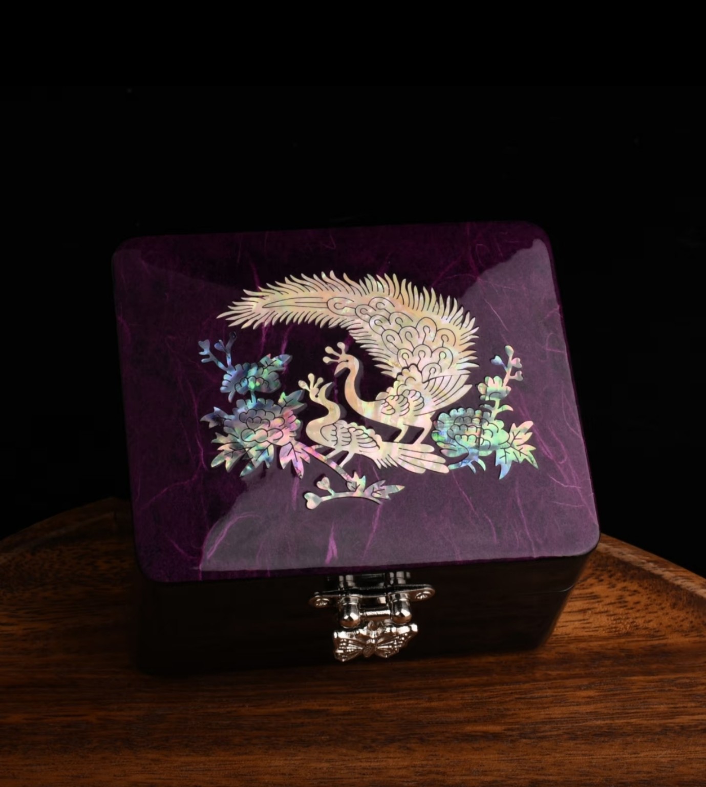 Mini Nacre Jewelry & Keepsake Box