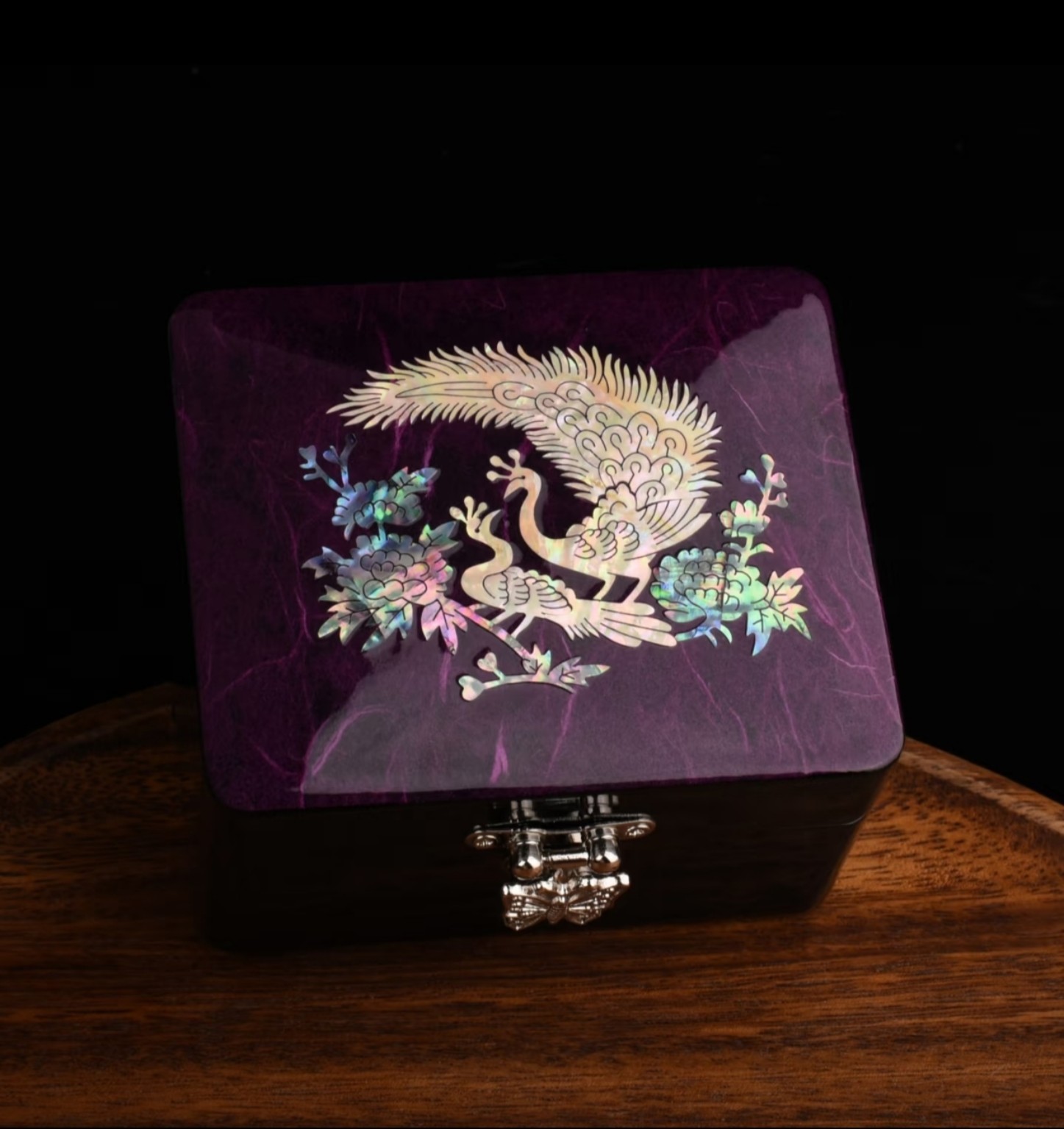Mini Nacre Jewelry & Keepsake Box