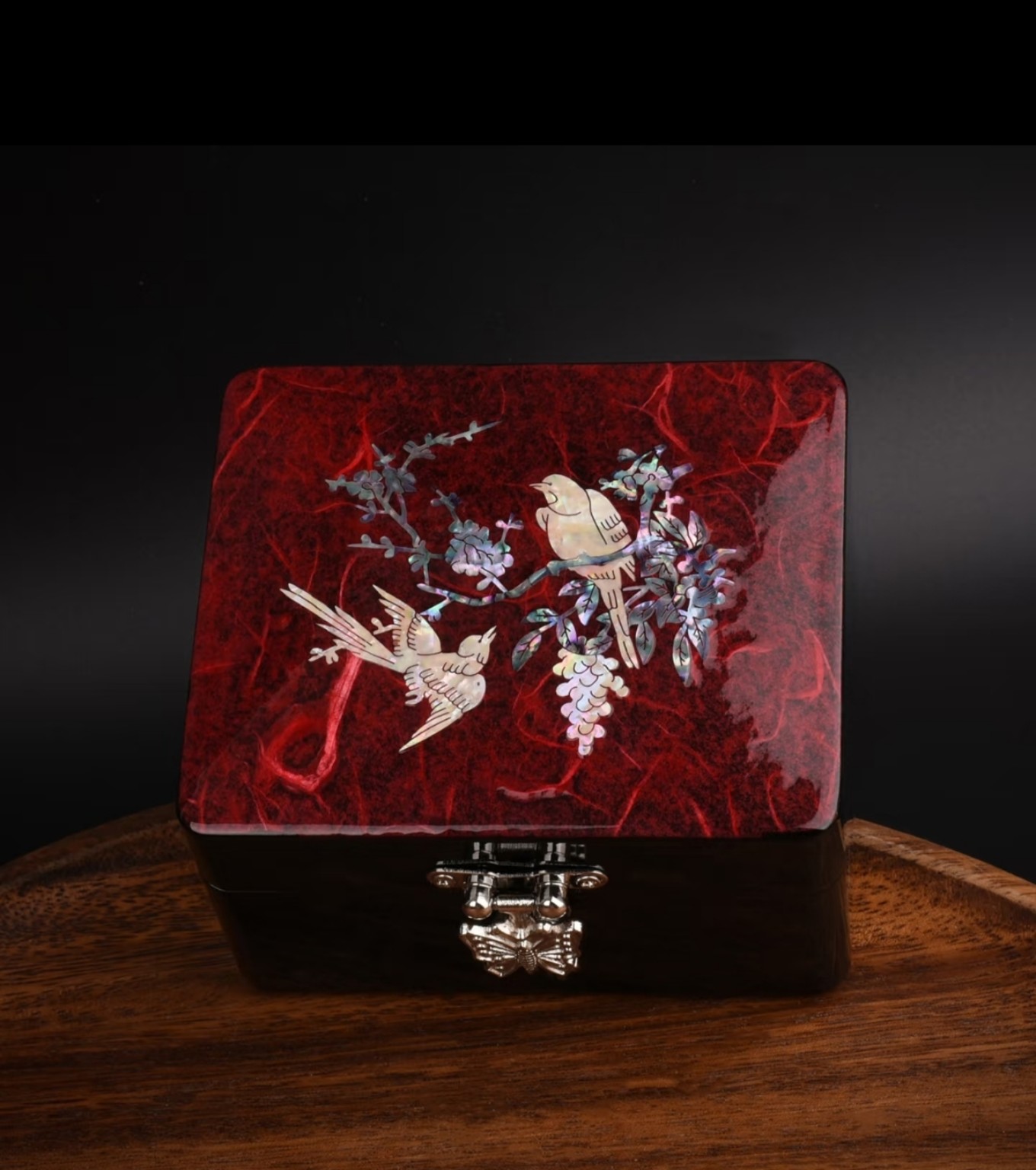 Mini Nacre Jewelry & Keepsake Box