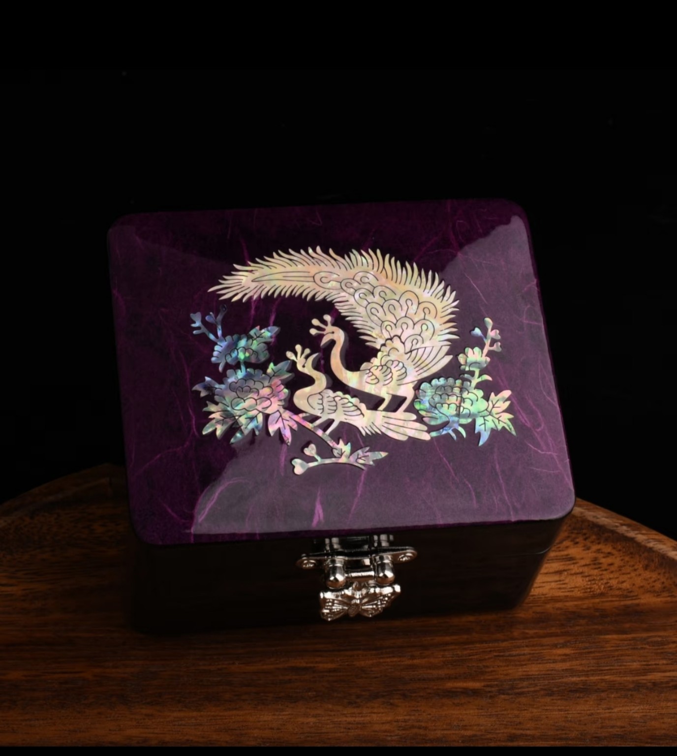 Mini Nacre Jewelry & Keepsake Box