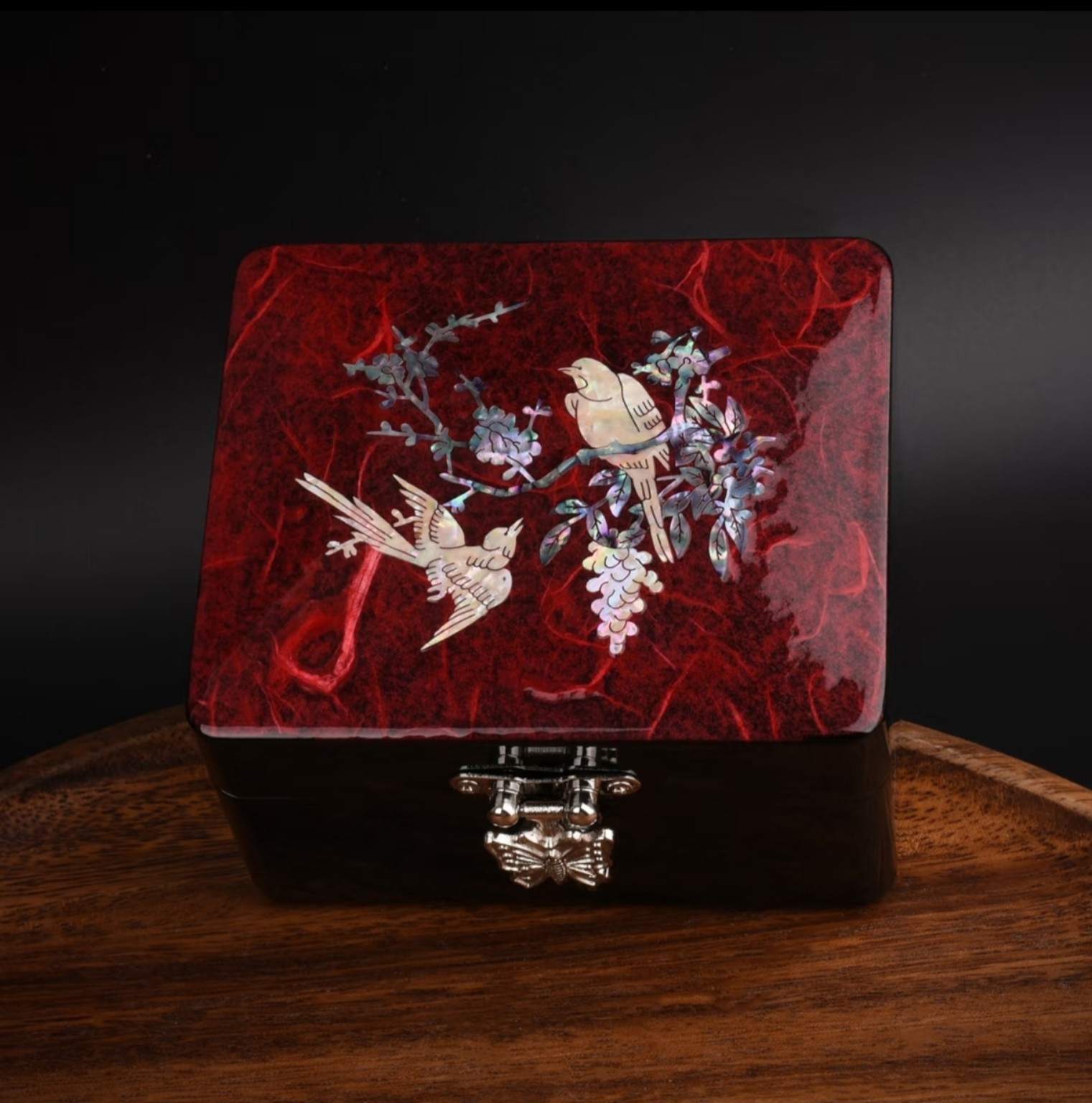 Mini Nacre Jewelry & Keepsake Box